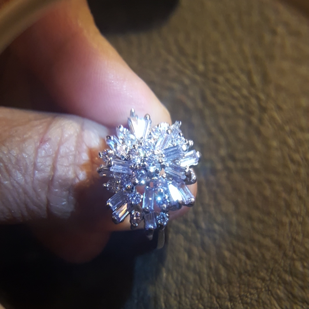 Ring with baguettes